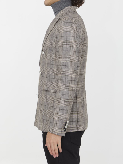 Shop Tonello Beige Wool Jacket