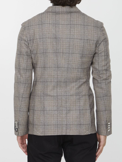 Shop Tonello Beige Wool Jacket