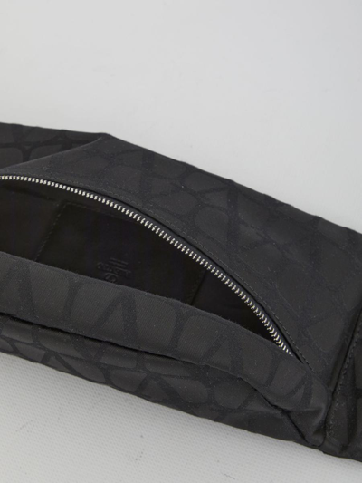 Shop Valentino Black Iconographe Belt Bag