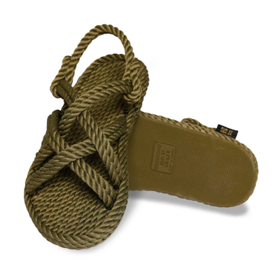 Bohonomad Bodrum Platform Sandals Khaki In Kaky