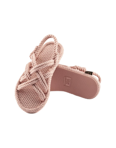 Bohonomad Woman Sandals Pink Size 6 Textile Fibers In Pink