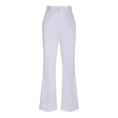 Shop Dolce & Gabbana Trousers White