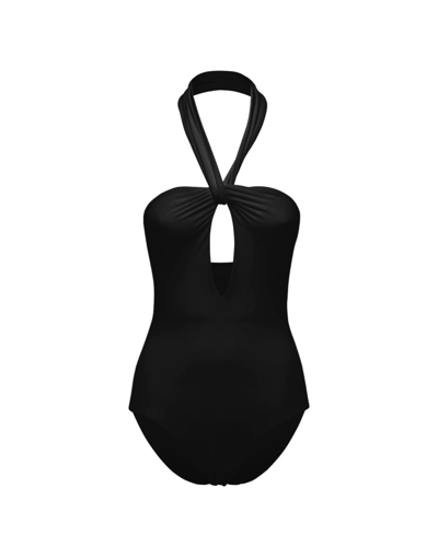 Shop Federica Tosi Cost. Sea Bikini In Black