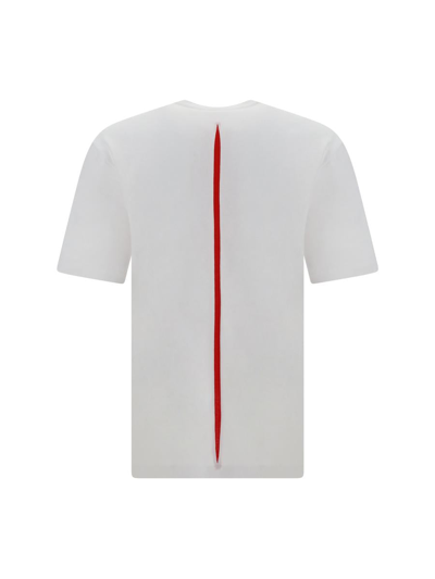 Shop Ferragamo T-shirts In White/red