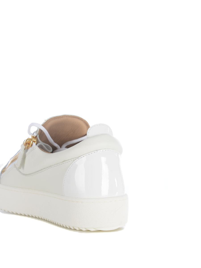 Shop Giuseppe Zanotti Sneakers  "frenkie" In White