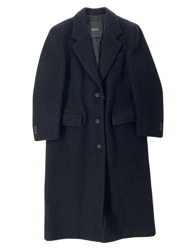Shop Hevo Hevò Coats In Black