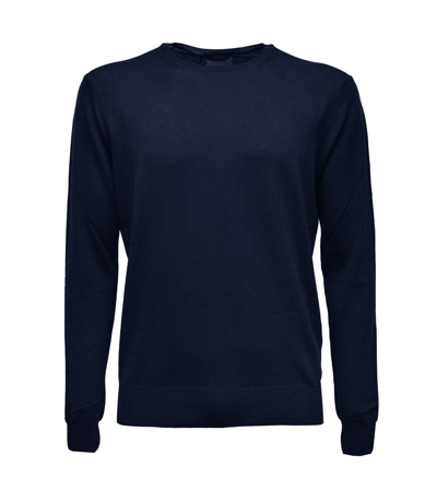 Shop Hōsio Hosio Wool Knitwear. In Blue