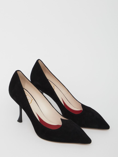 Shop Roger Vivier I Love Vivier Pumps In Black