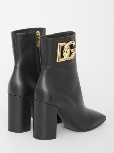 Shop Dolce & Gabbana Jackie 90 Ankle Boots In Black