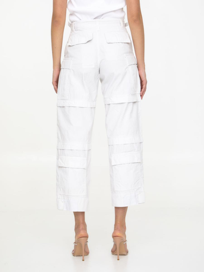 Darkpark Julia Cargo Pants In White