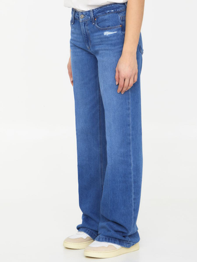Shop Paige Light-blue Sonja Jeans