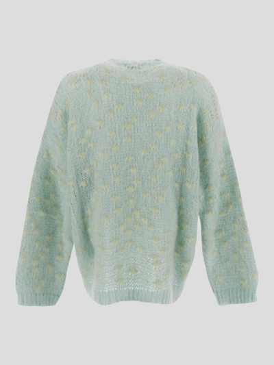 Shop Magliano Sweaters In Turquoise