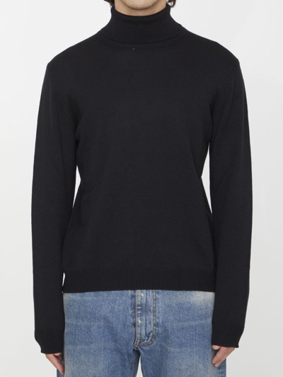 Shop Roberto Collina Merino Wool Jumper In Black