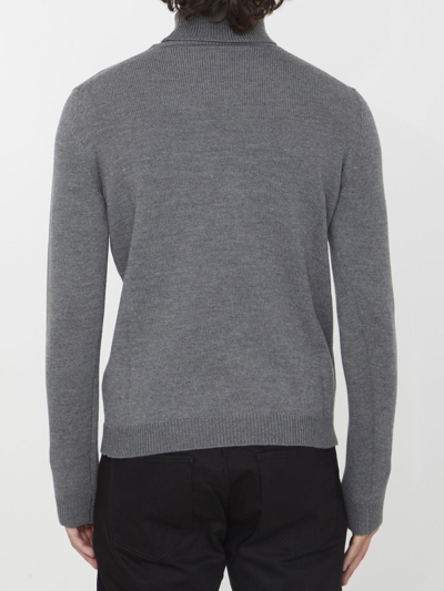 Shop Roberto Collina Merino Wool Jumper In Grey