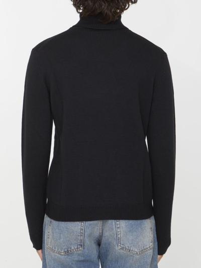 Shop Roberto Collina Merino Wool Jumper In Black