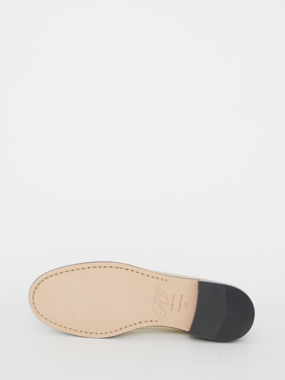 Shop Roger Vivier Morsetto Metal Buckle Loafers In Gold