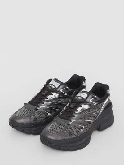 Shop Valentino Ms-2960 Sneakers In Black