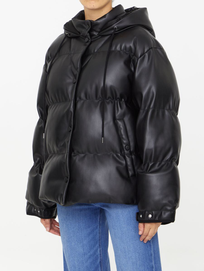 Stella Mccartney Stella Mc Cartney Altermat Hooded Puffer In Black