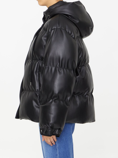 Stella Mccartney Stella Mc Cartney Altermat Hooded Puffer In Black