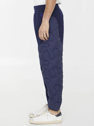 Shop Moncler Genius Padded Pants In Blue