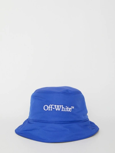 Shop Off-white Reversible Nylon Bucket Hat In Blue
