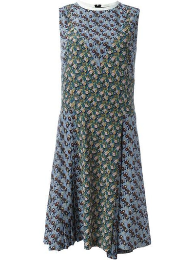 Shop Marni Floral Print Midi Dress