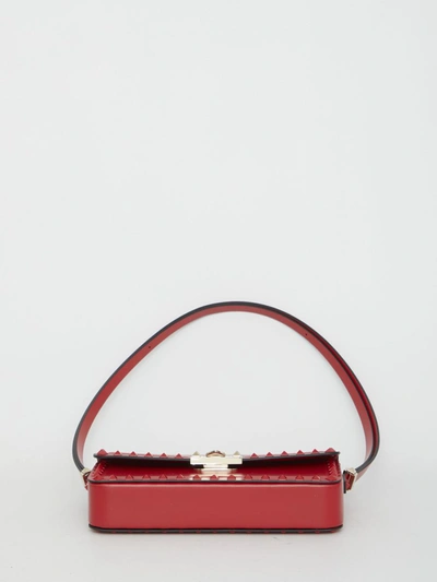 Shop Valentino Rockstud23 Shoulder Bag In Red