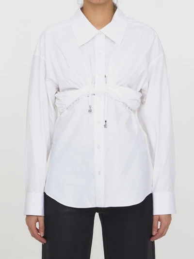 Shop Alexander Wang Ruched White Shirt