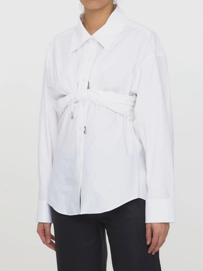 Shop Alexander Wang Ruched White Shirt