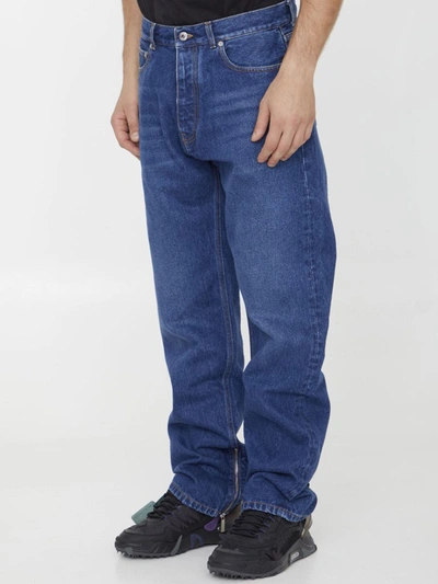 Shop Off-white Skate Jeans In Blue