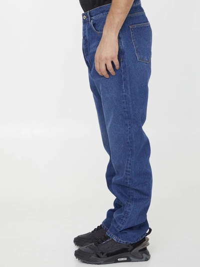 Shop Off-white Skate Jeans In Blue