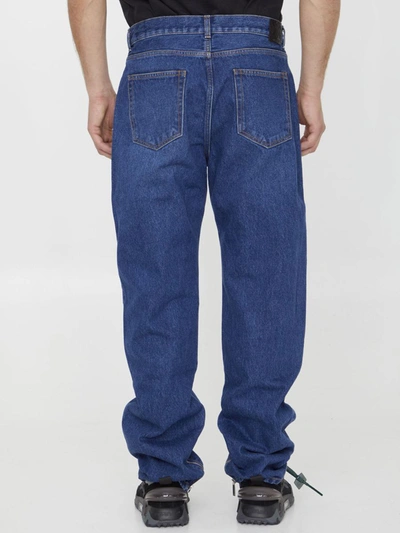 Shop Off-white Skate Jeans In Blue