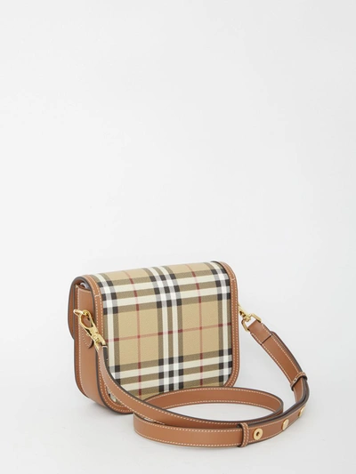 Shop Burberry Small Elizabeth Bag In Beige