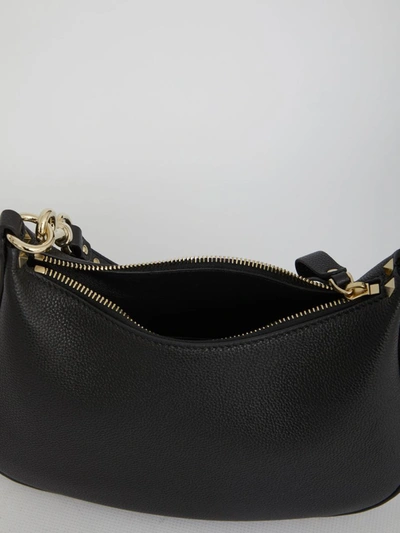 Shop Valentino Small Hobo Rockstud Bag In Black