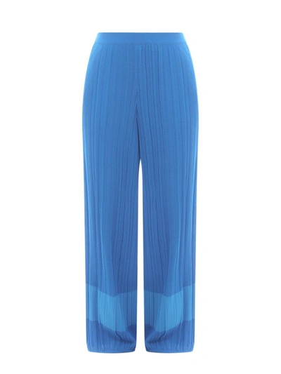 Shop Stella Mccartney Trouser In Blue