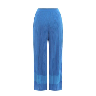 Shop Stella Mccartney Trouser In Blue