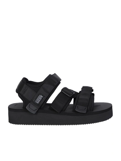 Shop Suicoke Sandals In Black