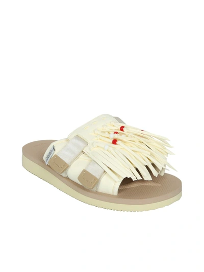 Shop Suicoke Sandals In White