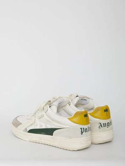 Shop Palm Angels University Old School Sneakers In White