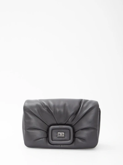 Shop Roger Vivier Viv' Choc Bag In Black