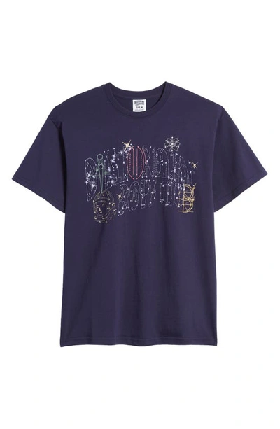 Shop Billionaire Boys Club Arch Stars Graphic T-shirt In Maritime