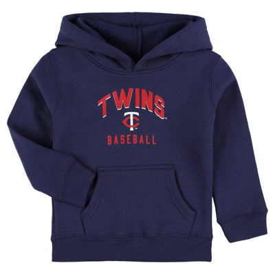 Shop Outerstuff Toddler Navy/gray Minnesota Twins Play-by-play Pullover Fleece Hoodie & Pants Set