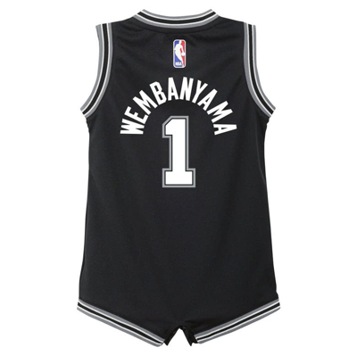 Shop Nike Infant  Victor Wembanyama Black San Antonio Spurs Swingman Player Jersey