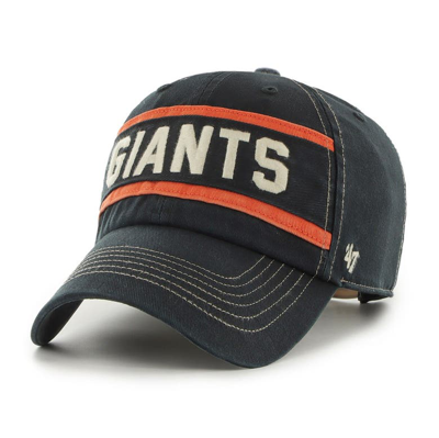 Shop 47 ' Black San Francisco Giants Hard Count Clean Up Adjustable Hat