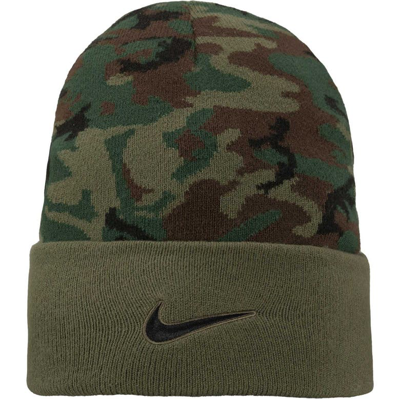Shop Nike Camo Syracuse Orange Military Pack Cuffed Knit Hat