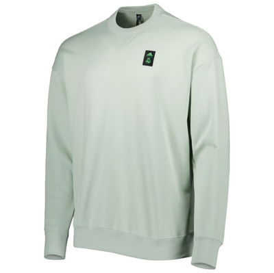 Shop Adidas Originals Adidas Green Real Madrid Lifestyle Pullover Sweatshirt