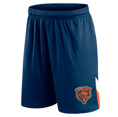 Shop Fanatics Branded Navy Chicago Bears Slice Shorts