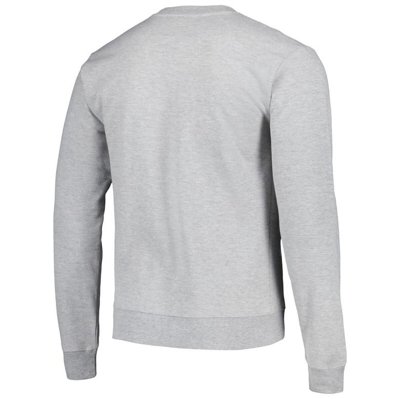 Shop League Collegiate Wear Heather Gray Kansas Jayhawks Tall Arch Essential Pullover Sweatshirt