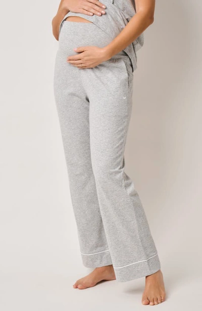 PETITE PLUME PETITE PLUME THE COZY 3-PIECE COTTON MATERNITY SET 