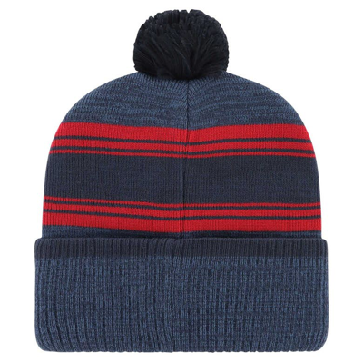 Shop 47 ' Navy New England Patriots Fadeout Cuffed Knit Hat With Pom